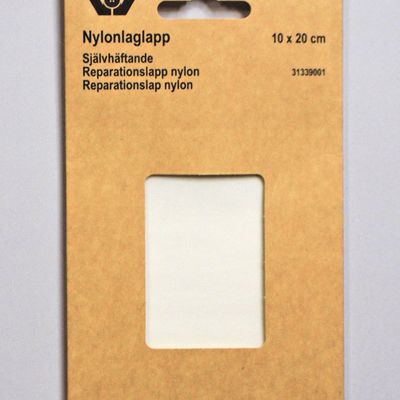 Nylonlapp, hvit