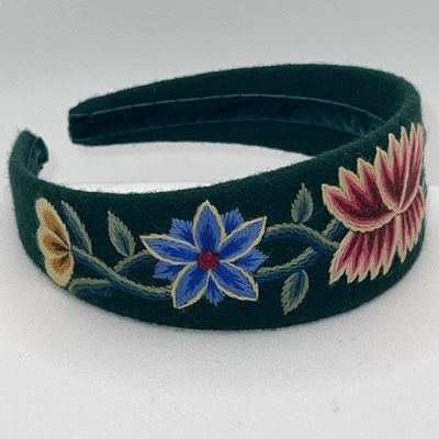 Hårbøyle brodert og montert,  Nordlandsbunad Dame
