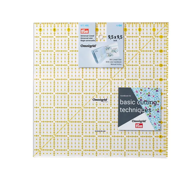 Hovedbilde Universal Linjal Omnigrid 9,5 x 9,5 Prym