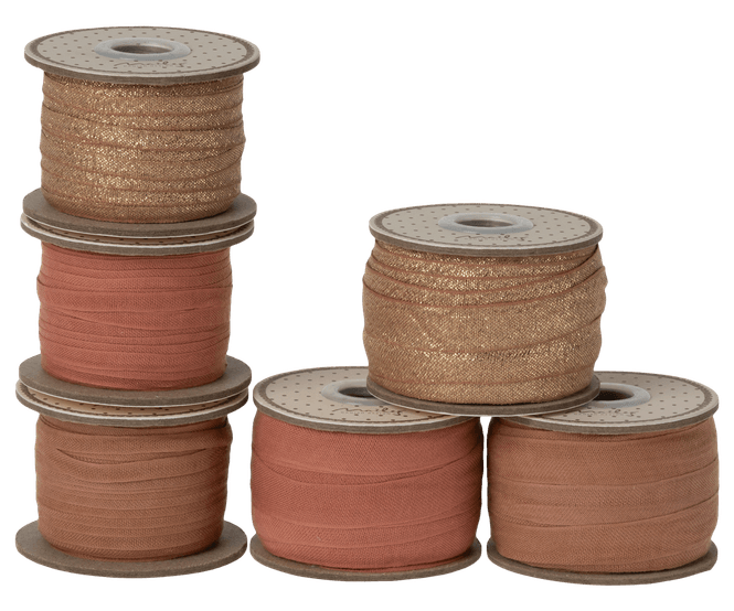 Hovedbilde Bånd, 20 m - Vintage rose/gold